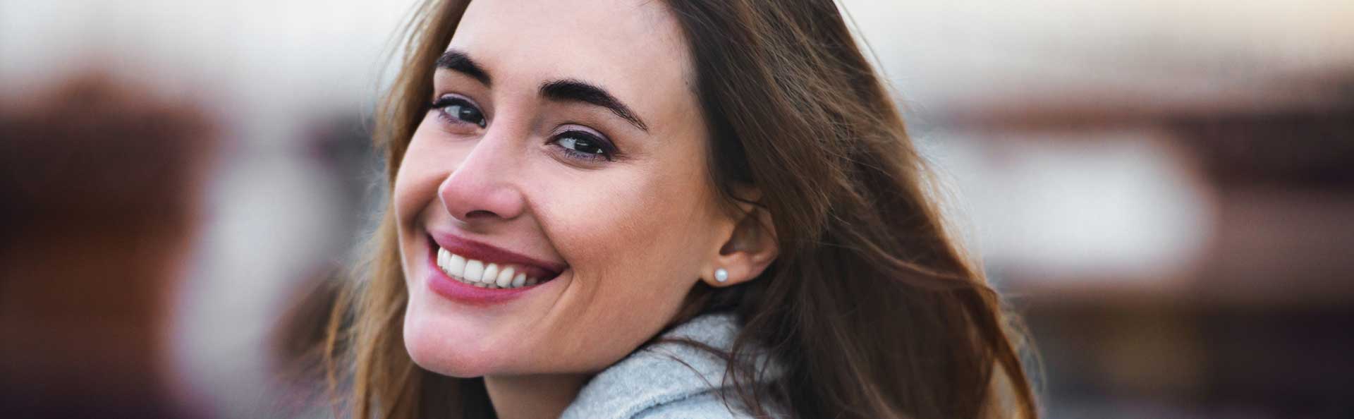 Beautiful woman smiling after Lasers treatments